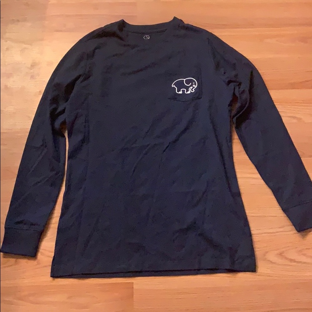 GENTLY USED Navy blue ivory Ella long sleeve XS